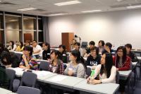 Students attending the Introduction Session to Toastmasters Club